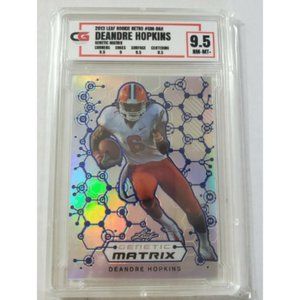 2013 Leaf Genetic Matrix DeANDRE HOPKINS #GM-DAH RC Rookie Graded 9.5 Mint HOF
